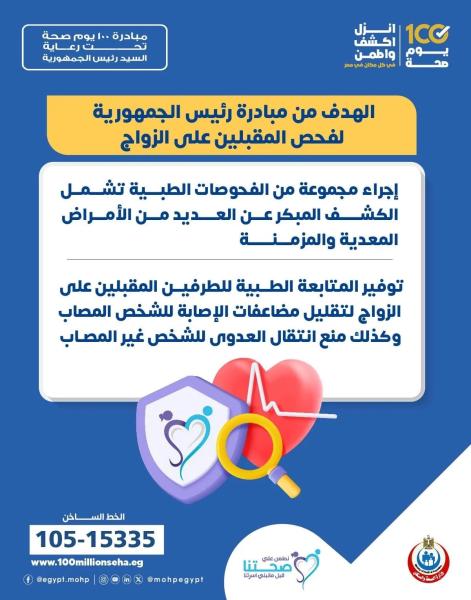 فحص المقبلين على الزواج