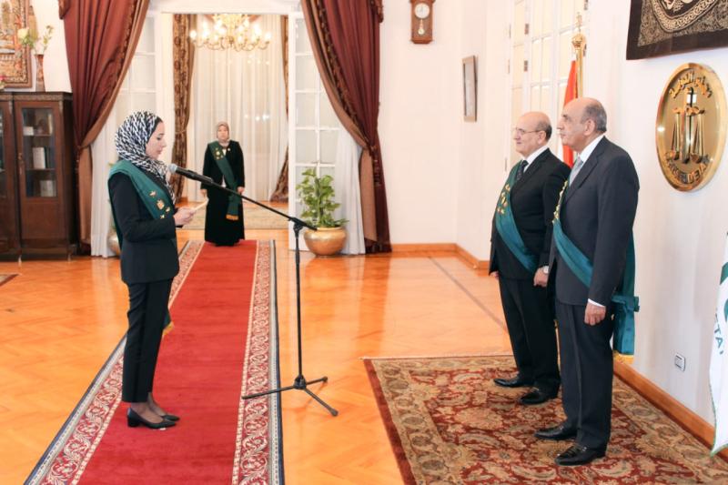 48 قاضية جديدة تؤدين اليمين القانونية في سابقة تاريخية بمجلس الدولة