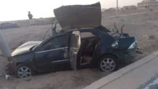حادث مـ ـروع في بورسعيد.. مصرع سيدة إثر اصطدام سيارتها بعمود إنارة