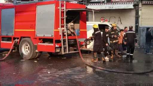 السيطرة على حريق في مصنع نسيج بالغربية .. تفاصيل حادث ميت بدر حلاوة