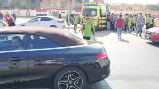 إصابة 4 طالبات في تصادم سيارتين أمام مدرسة لغات بالمعصرة إصابة 4 طالبات في تصادم سيارتين أمام مدرسة لغات بالمعصرة