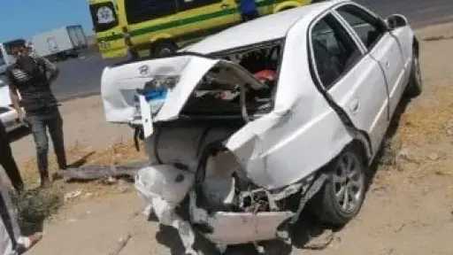 حادث مأساوي.. إصابة أسرة كاملة فى انقلاب سيارة ملاكى بقنا حادث مأساوي.. إصابة أسرة كاملة فى انقلاب سيارة ملاكى بقنا