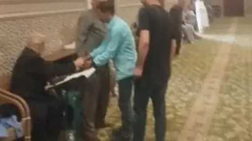 تشييع جثمان زوجه الفنان حسن العدل من مسجد السيدة نفيسة