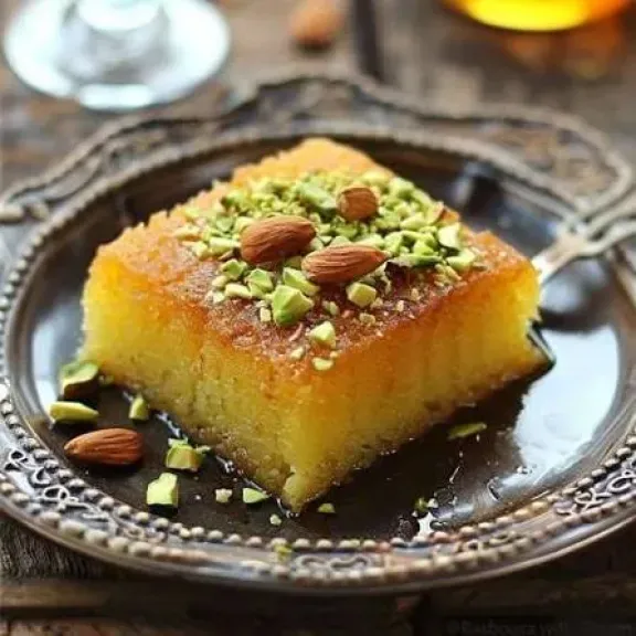 بسبوسة القشطة