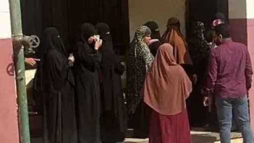 إقبال لافت للسيدات في اليوم الأول من انتخابات مجلس النواب 2025 بمحافظة الجيزة