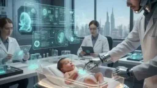 ولادة أول طفل بتقنية الذكاء الاصطناعي.. إنجاز علمي يفتح أبواب الأمل للنساء... ولادة أول طفل بتقنية الذكاء الاصطناعي.. إنجاز علمي يفتح أبواب الأمل للنساء حول العالم