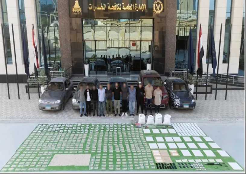 بقيمة 2.7 مليار جنيه.. بالصور إحباط أكبر محاولة لتهريب الكبتاجون للخارج