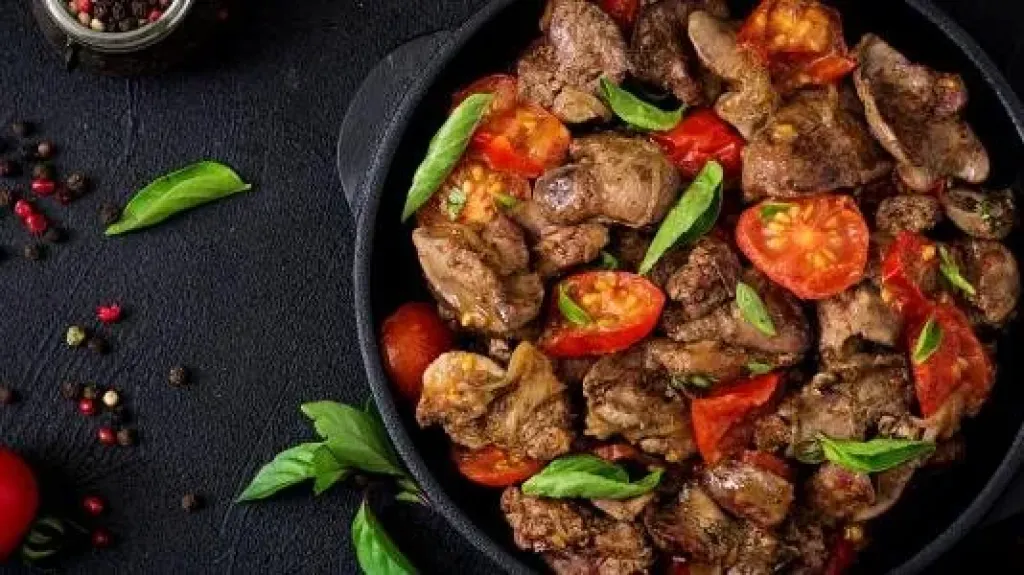 الكبدة بدبس الرمان