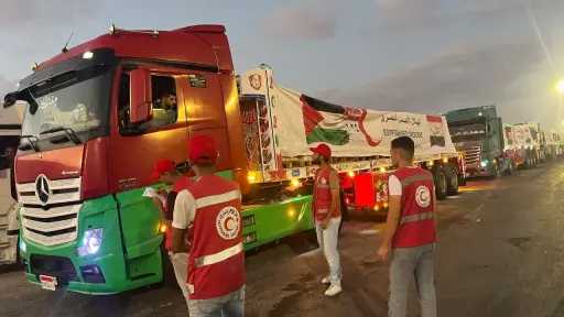 إطلاق قافلة زاد العزة الـ80 محملة بـ 12 ألف طن مساعدات غذائية إلى غزة