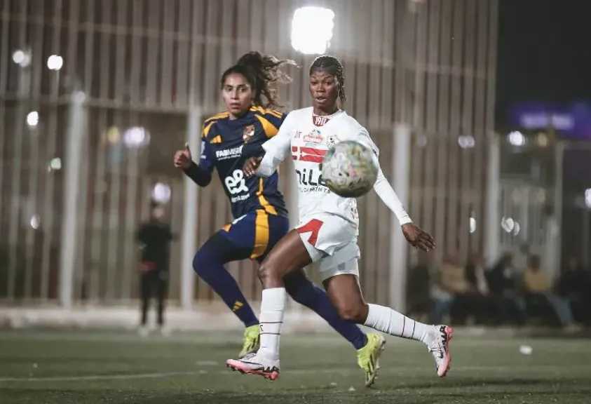 قمة الدوري النسائي.. نادين غازي تقود الأهلي إلى التقدم بهدف رائع علي الزمالك