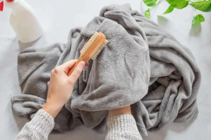 تنظيف البطانيات