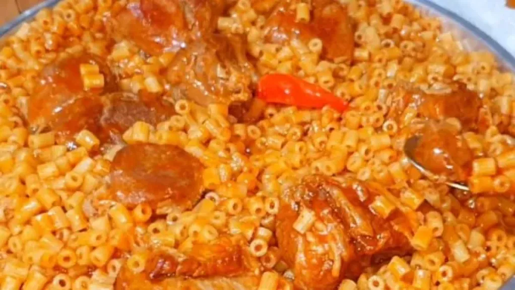 المكرونة المبكبكة