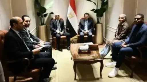 عودة بطلة رفع الأثقال نعمة سعيد من الاعتزال بدعم من وزير الشباب... عودة بطلة رفع الأثقال نعمة سعيد من الاعتزال بدعم من وزير الشباب والرياضة