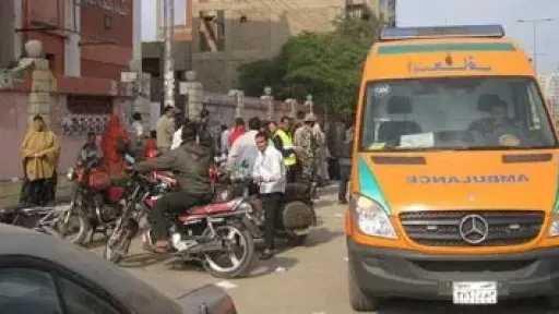 تفاصيل إصابة سيدة وابنها صدمتهما سيارة بقرية فى أبو النمرس