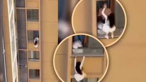 هربٌ محموم وحياة على المحك.. قصة امرأة تتسلق مبنى شاهقًا هربًا من مواجهة غير متوقعة