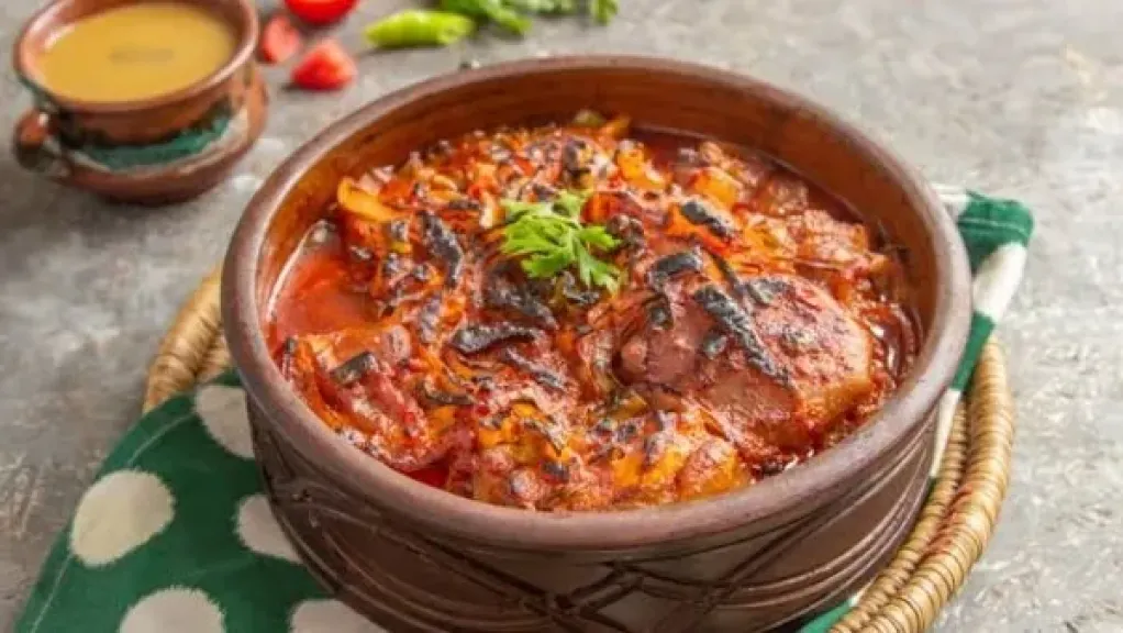 طاجن الكوارع بالحمص 