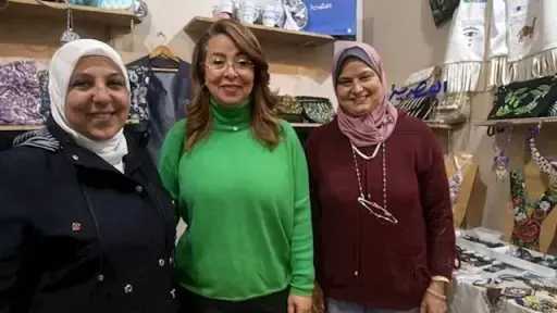 تفاصيل زيارة غادة والي لجناح المجلس القومي للمرأة بمعرض ”ديارنا” بالجونة