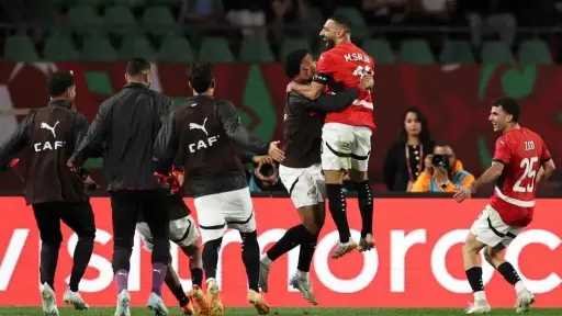 2 - 1 نتيجة مصر ضد كوت ديفوار فى الشوط الأول بأمم أفريقيا
