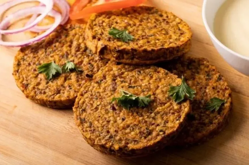 برجر العدس البني