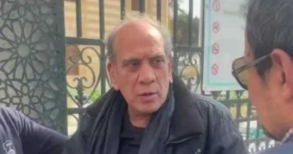 تشييع جثمان شقيق الفنانة شيرين من مسجد السيدة نفيسة