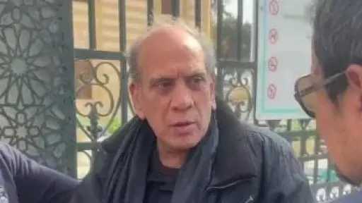 تشييع جثمان شقيق الفنانة شيرين من مسجد السيدة نفيسة