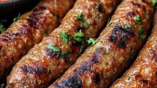 وصفة شهية.. كيفية تحضير الكفتة المشوية مع صلصة الدقوس والطحينة