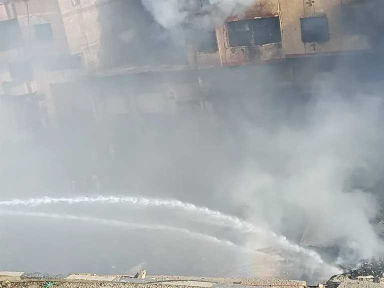 تفاصيل مثيرة وراء حريق الزرايب بمنشأة ناصر