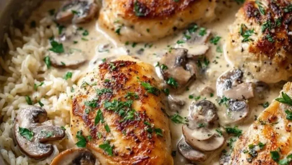 دجاج بصوص المشروم