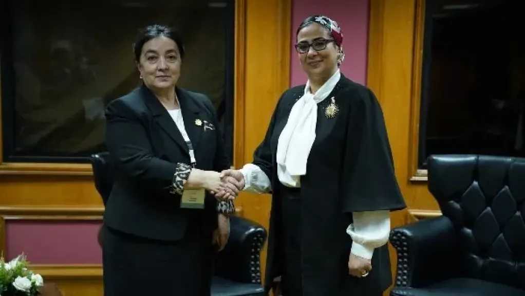 تفاصيل مناقشة أمل عمار مع نائبة رئيس وزراء أوزبكستان دعم وتمكين المرأة والأسرة