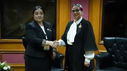 تفاصيل مناقشة أمل عمار مع نائبة رئيس وزراء أوزبكستان دعم وتمكين المرأة والأسرة