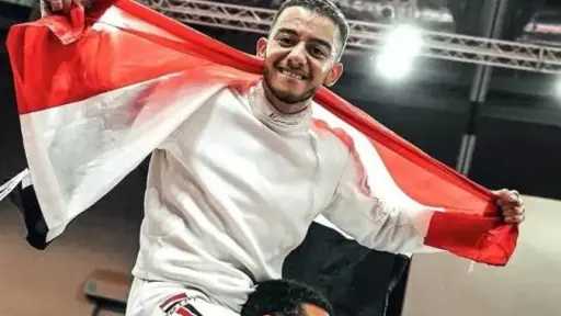 البطل محمد السيد يحقق برونزية كأس العالم لسيف المبارزة في ألمانيا