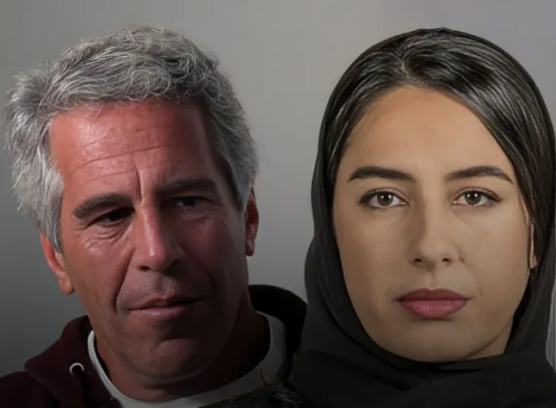 هند العويس وجيفري إبستين