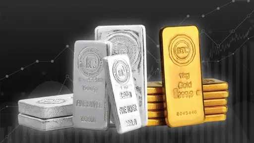 أسعار الذهب تنخفض والفضة تهوى