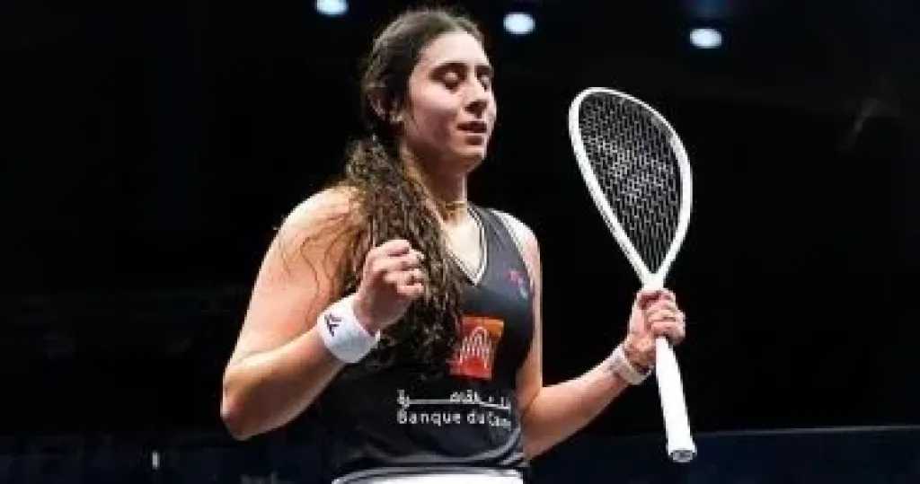 نور الشربيني تتألق في بطولة تكساس للاسكواش وتتأهل إلى نصف النهائي