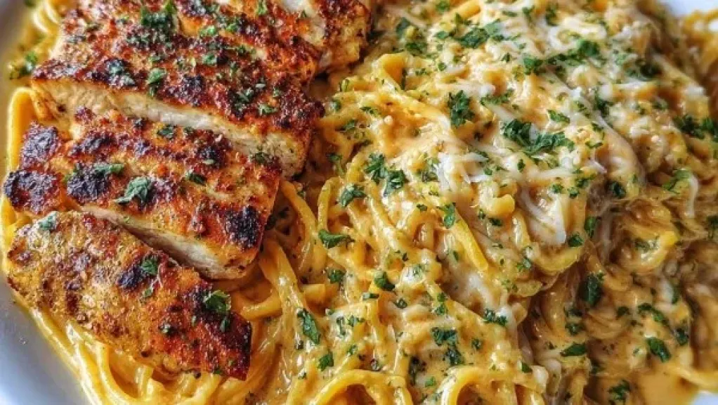 الاسباجتي بصوص الجبنة الكريمي