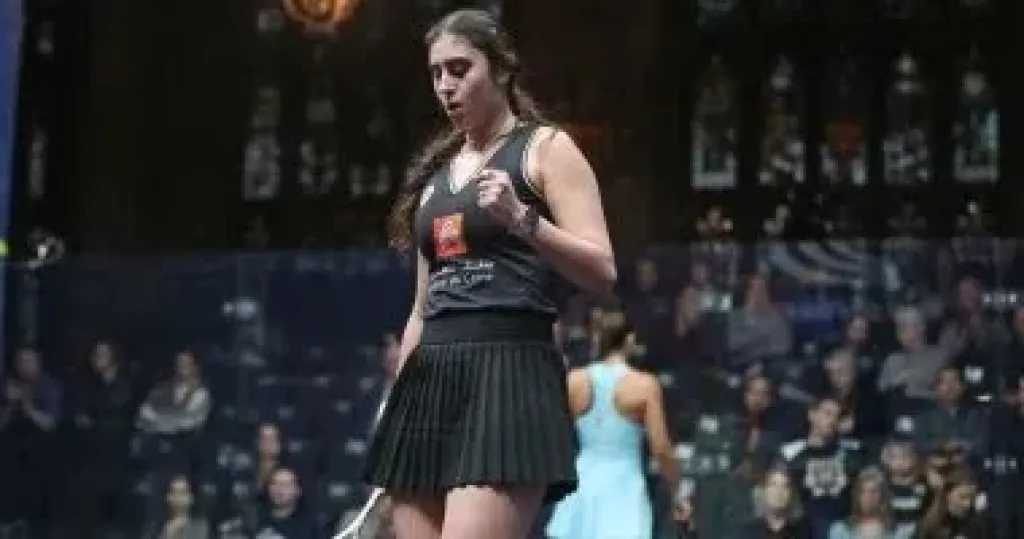 نور الشربيني تتأهل لنهائي بطولة تكساس للاسكواش