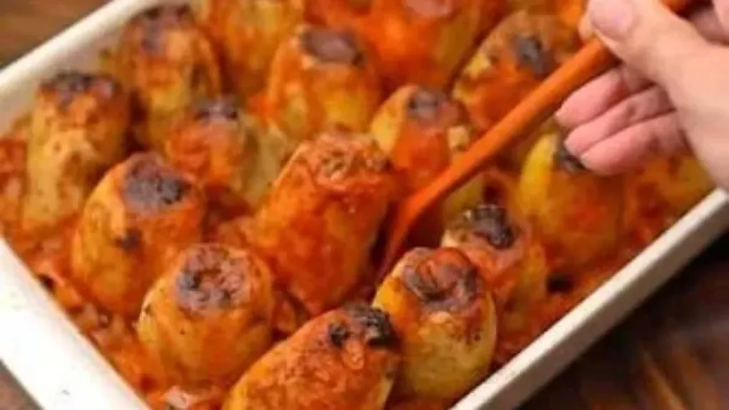 البطاطس المحشية بالدجاج