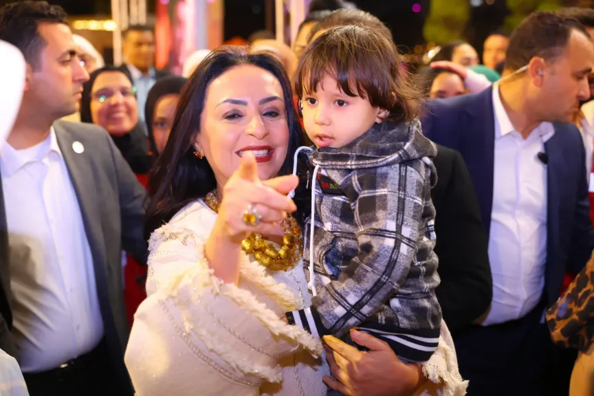 مايا مرسي تحتفل مع أسرة التضامن في سحور رمضاني ثانٍ على التوالي