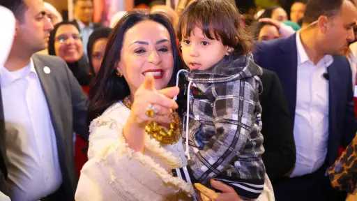 مايا مرسي تحتفل مع أسرة التضامن في سحور رمضاني ثانٍ على التوالي.. صور