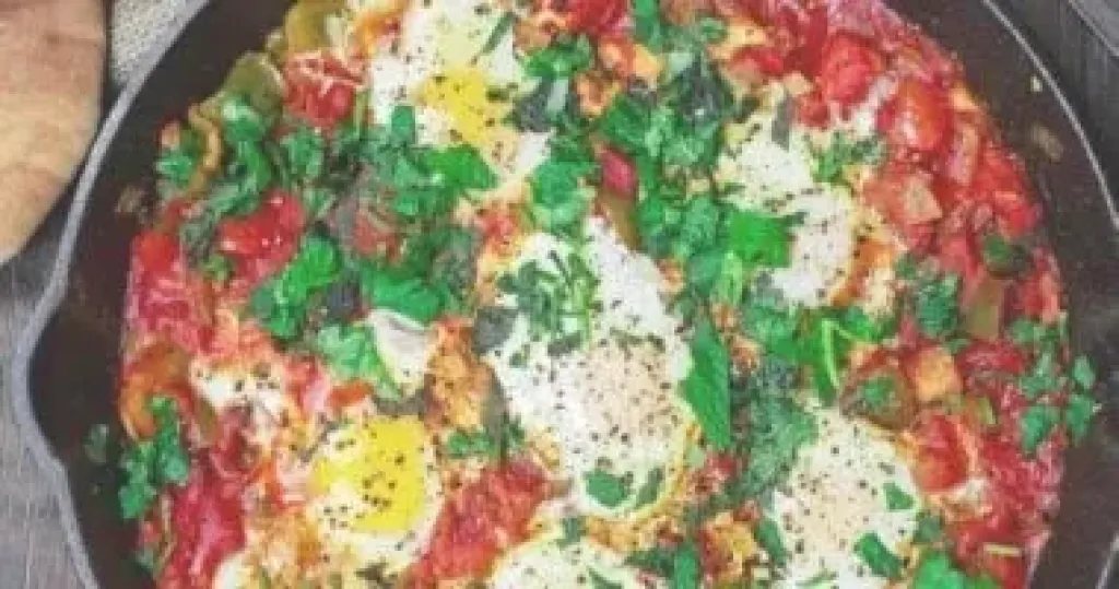 شكشوكة البيض والجبنة