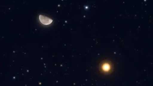 اقتران القمر بقلب الأسد: ظاهرة فلكية مدهشة في سماء رمضان