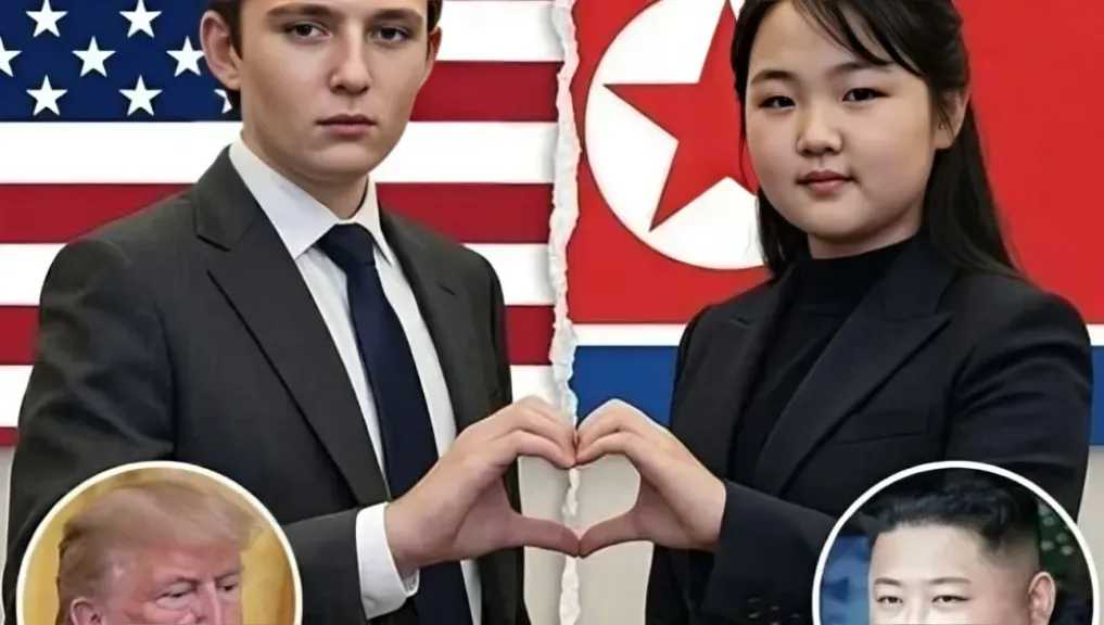 تزويج بارون ترامب وكيم جو آي: حل كوميدي لإنهاء التوترات العالمية