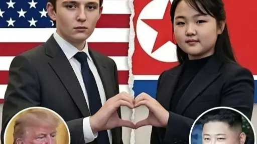 تزويج بارون ترامب وكيم جو آي: حل كوميدي لإنهاء التوترات العالمية