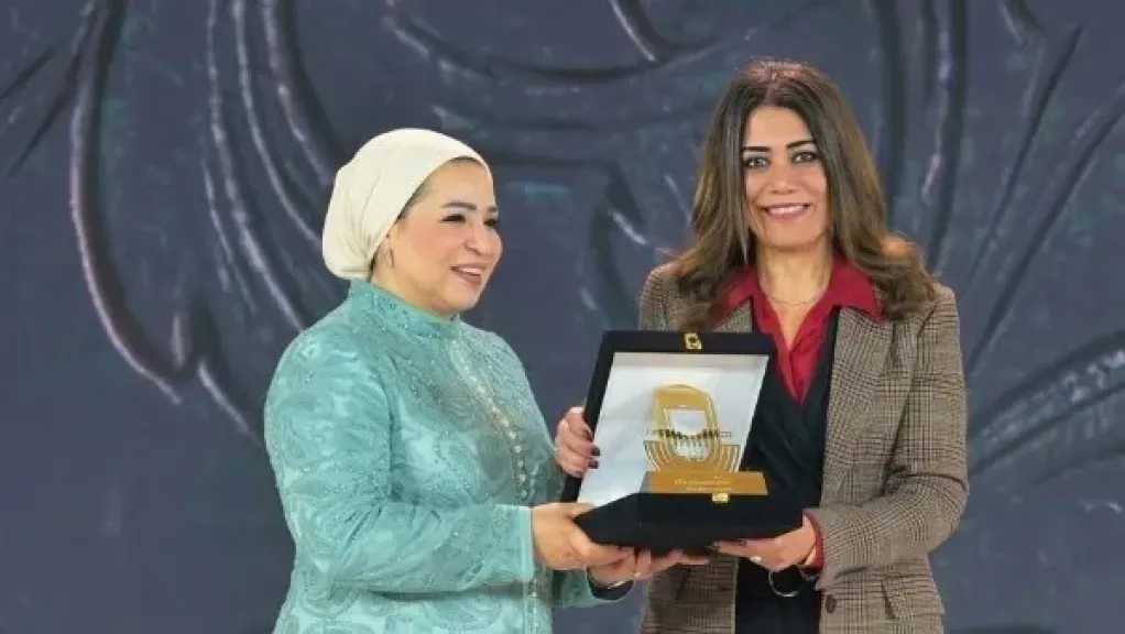 انتصار السيسي تكرم مي زين الدين في اليوم العالمي للمرأة لدورها في تمكين رياضة ذوي الإعاقة