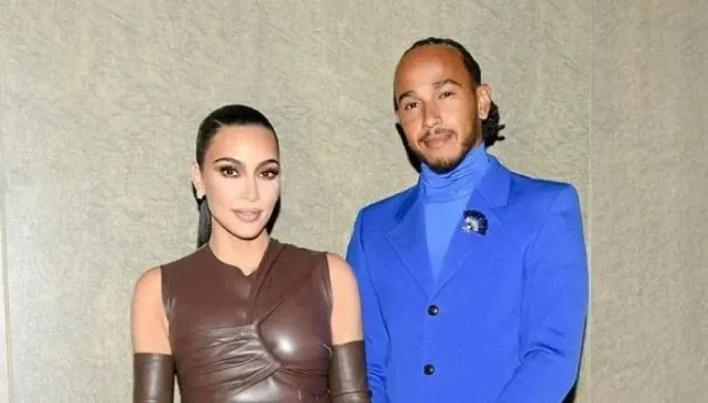 كيم كارداشيان ولويس هاميلتون