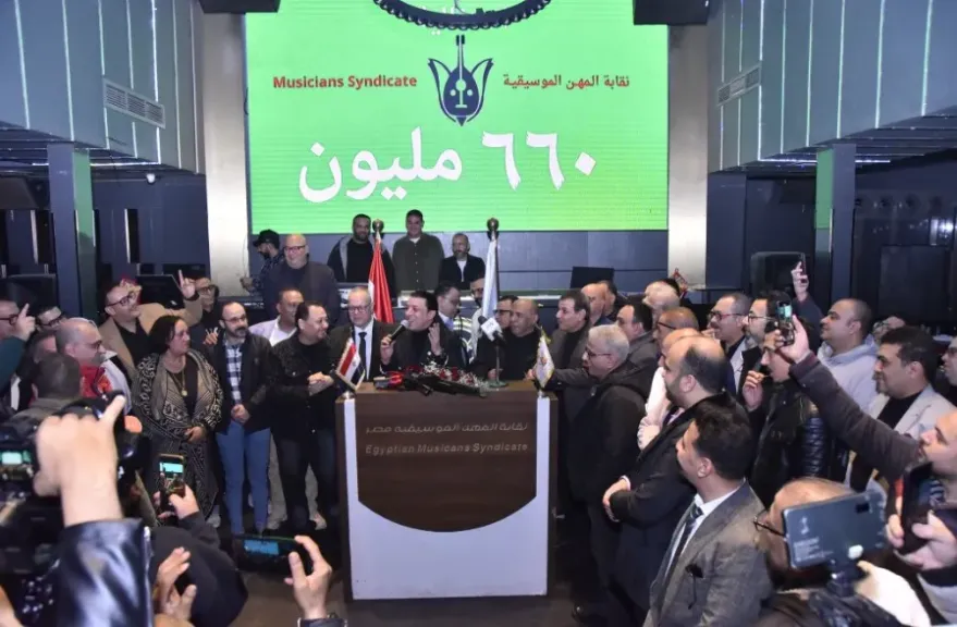 نقابة الموسيقيين تحتفل بحفل الإفطار السنوي بحضور مصطفى كامل