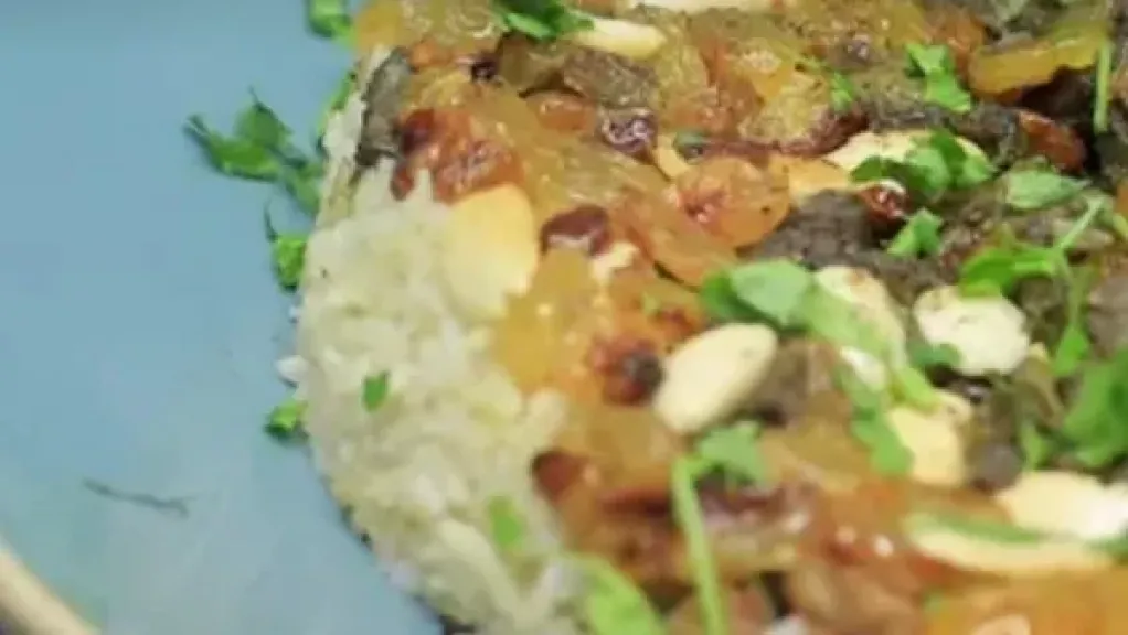 أرز بسمتي بالكبد