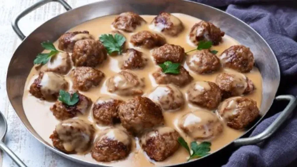 كفتة بالطحينة في الفرن