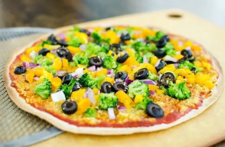 بيتزا بالخضروات