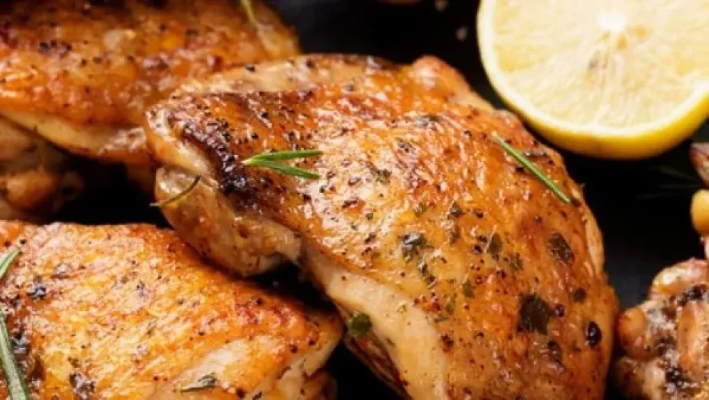 الدجاج المشوي بالزعتر